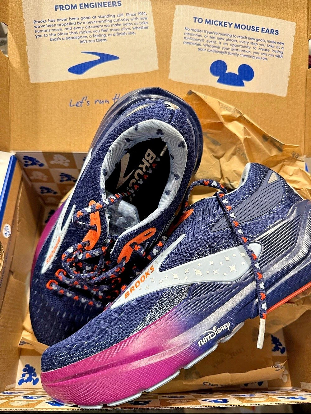 Brooks Ghost Max 3 runDisney WDW Women's Athletic Shoes US 8.5 NWT